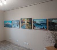 Veltas Kociņas gleznu izstāde "Gadalaiki"(2025.g)